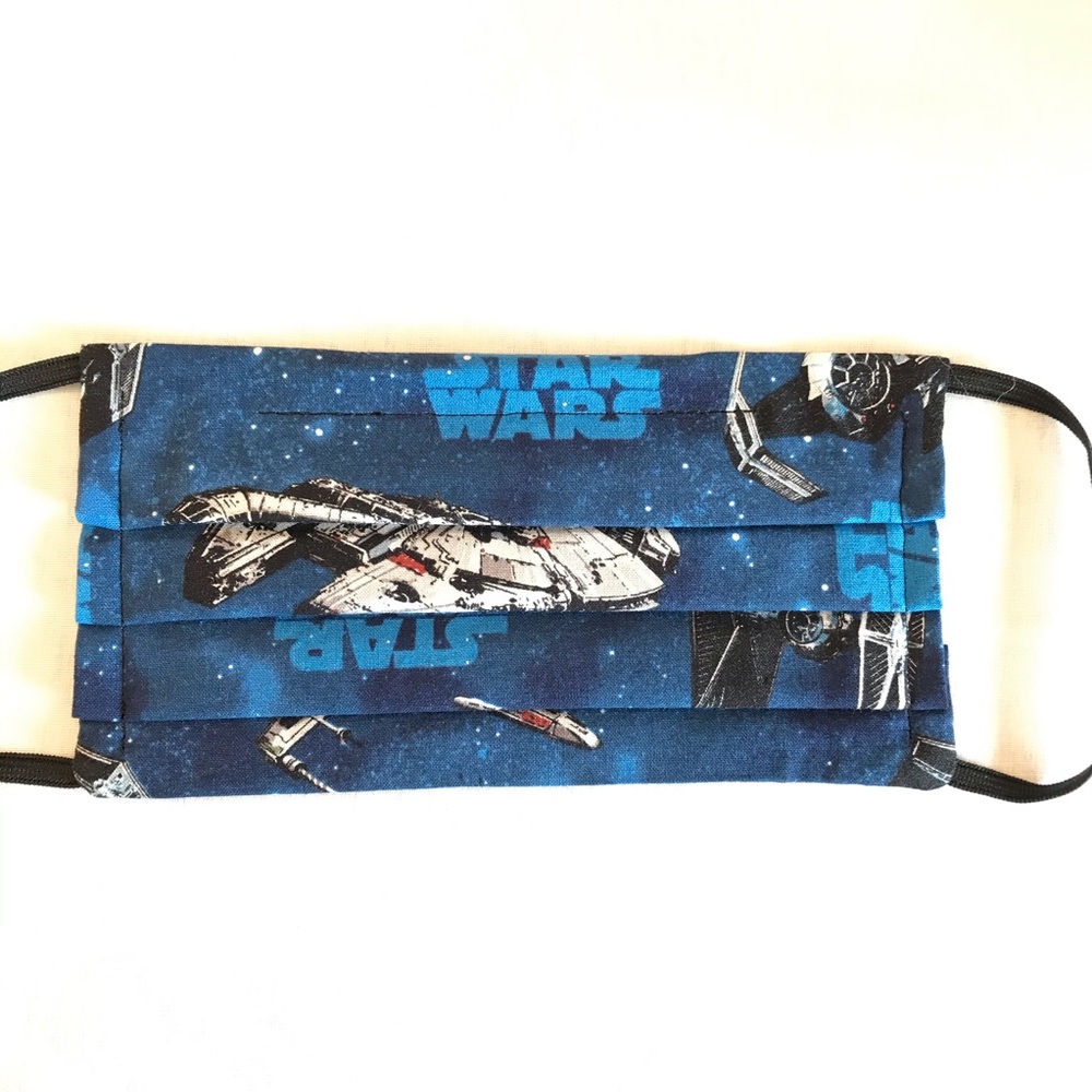 NWT - Handmade Adult Cloth Mask Star Wars print